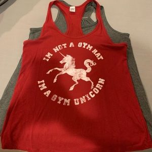 Unicorn workout tank